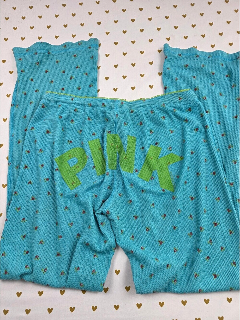 Victorias Secret Pink Thermal Vintage Sleep Pants Pajama PJ Bottoms XS